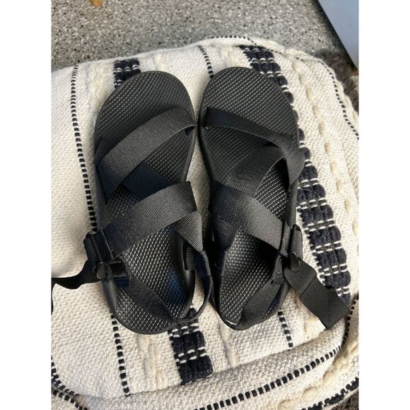 CHACO Men\'s Mega Z/Cloud Wide-Strap Cushioned Sandal Sz 13 Black Multisport NWOB main image 5
